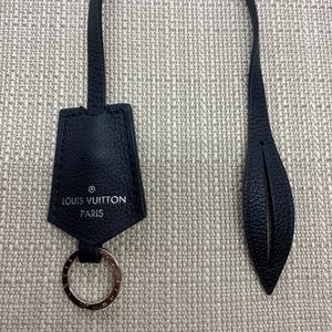 Louis Vuitton Clochette Black Leather with Ring